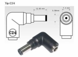 AVACOM nabíjecí Jack pro Notebooky C24 (7,4mm x 5,1mm pin) pro HP/Compaq