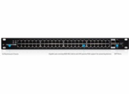 Ubiquiti ES-48-500W UBNT EdgeSwitch ES-48-500W [70Gbps, 500W, aktivní (802.3af/at) i pasivní (24V) PoE, 2xSFP, 2xSFP+, L2/L3]