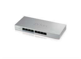 Zyxel GS1200-8HP 8-port Desktop Gigabit Web Smart switch, 4x PoE 802.3at, PoE budget 60W, fanless