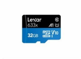 Lexar&nbsp;32GB&nbsp;microSDXC&nbsp;HS&nbsp;633x&nbsp;s&nbsp;adaptérem