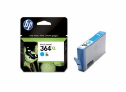 HP 364XL Cyan Ink Cart, 6 ml, CB323EE