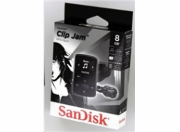 SanDisk Clip JAM             8GB cerna SDMX26-008G-G46K