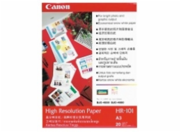 Canon fotopapír HR-101 - A3 - 106g/m2 - 100 listů - matný