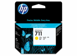 HP 711 Yellow DJ Ink Cart, 29 ml, CZ132A