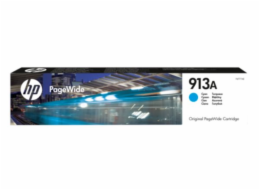 HP inkoustová kazeta 913A azurová F6T77AE originál