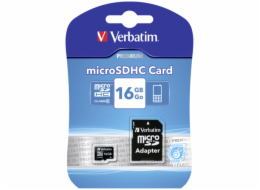 Verbatim microSDHC          16GB Class 10 UHS-I incl Adapter