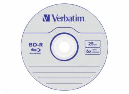 1x5 Verbatim BD-R Blu-Ray 25GB 6x Speed Datalife No-ID Jewel