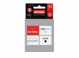 Activejet Inkoust ACC-551BN (náhradní inkoust Canon CLI-551BK; Supreme; 15 ml; černý)