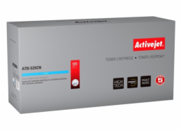 Activejet ATB-326CN toner for Brother printer; Brother TN-326C replacement; Supreme; 3500 pages; cyan