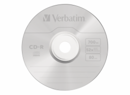 1x10 Verbatim Data Life plus CD-R 80 / 700MB, 52x Speed JC
