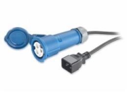APC - Elektrický kabel - IEC 60320 C20 do IEC 60309 16A (F) - AC 230 V - 16 A - 2.5 m - černá - pro P/N: AP98892F, AP98894F, AP98896F, SUVTR30KHS, SUVTR40KH4B5S, SUVTR40KH5B5S, SUVTR40KHS