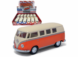 Kovový model - Autíčko 1962 Volkswagen Classical Bus (Ivory Top)