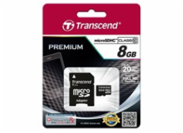 Transcend microSDHC          8GB Class 10 + SD-Adapter