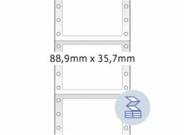 Herma Etikety na čárové kódy, bílé 88,9 x 35,7 mm 4000 ks.