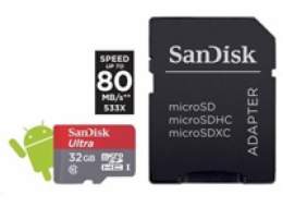 SanDisk Extreme - Paměťová karta flash (adaptér microSDHC - SD zahrnuto) - 32 GB - A1 / Video Class V30 / UHS-I U3 / Class10 - microSDHC UHS-I
