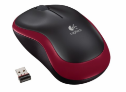 Logitech Wireless Mouse M185, red