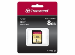 TRANSCEND SDHC karta 8GB 500S, UHS-I U1 (R:95/W:20 MB/s)