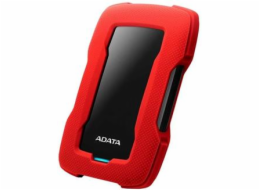 ADATA Externí HDD 1TB 2,5" USB 3.1 HD330, RED COLOR BOX, červený (gumový, nárazu odolný)