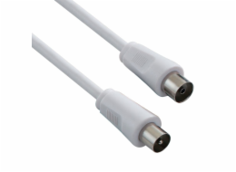 PREMIUMCORD TV kabel anténní propojovací 2m (koaxiální, M/F, 75 Ohm)