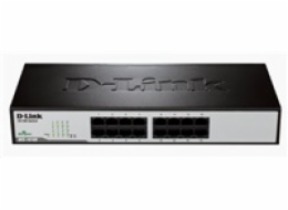 D-Link DES 1016D - Přepínač - 16 x 10/100 - desktop
