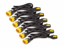 APC Power Cord Kit, ( 6ea) ,Locking,  10A, 100-230V, C13 to C14, 1,8m