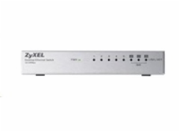Zyxel ES-108A, 8-port 10/100Mbps switch, 3x QoS, desktop, metal housing