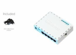 MikroTik RouterBOARD RB750Gr3 hEX/ 880 MHz/ 256 MB RAM/ 5x Gigabit LAN/ Router OS L4