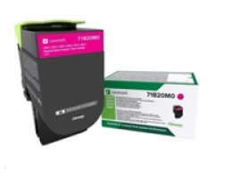 Lexmark X317 - Purpurová - originální - kazeta s barvivem LCCP, LRP - pro Lexmark CS317dn, CS417dn, CS517de, CX317dn, CX417de