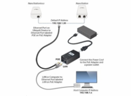 UBNT airMAX NanoStation locoM2 [2.4GHz, anténa 8dBi, Client/AP/Repeater, 802.11b/g/n, MIMO]