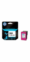 HP 300 Tri-color Ink Cart, 4 ml, CC643EE (165 pages)