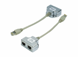 DATACOM "Y" adaptér STP CAT5E  PC / PC+TEL