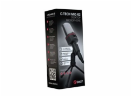 C-TECH Stolní mikrofon MIC-02, 3,5mm stereo jack, kabel 2.5m