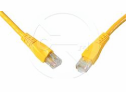 SOLARIX patch kabel CAT6 UTP PVC 5m žlutý snag proof