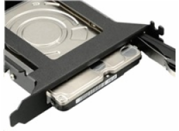 AKASA HDD box Lokstor M23, 2.5" SATA HDD/SSD do interní PCI pozice, černá