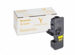 Kyocera toner TK-5230Y žlutý na 2 200 A4 (při 5% pokrytí), pro M5521cdn/cdw, P5021cdn/cdw