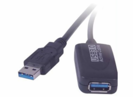 PREMIUMCORD USB 3.0 repeater a prodlužovací kabel A/M-A/F 5m