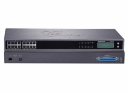 Grandstream GXW4216 Grandstream GXW4216, VoIP, SIP, 16x FXS, 1x Gbit LAN, grafický displej, RJ21, rack