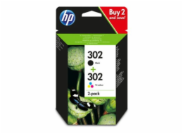 HP 302 Ink Cartridge Combo 2-Pack (X4D37AE) (190 / 165 pages)