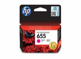HP 655 Magenta Ink Cart, CZ111AE (600 pages)