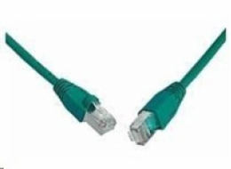 SOLARIX patch kabel CAT5E SFTP PVC 2m zelený snag-proof