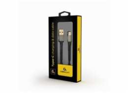 GEMBIRD Kabel USB A Male/Micro B Male 2.0, 1,8m, opletený, černý, blister