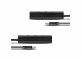 AXAGON HUE-S2BP, 4x USB 3.0 CHARGING hub, vč. AC adaptéru, kabel USB-A 1.2m