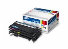 Samsung CLT-P4072C - originální HP - Samsung CLT-P4072C 4-pk CYMK Toner Cr (1,500 / 1,000 pages)