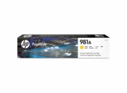 HP 981A Yellow Original PageWide Cartridge (6,000 pages)