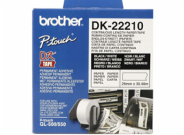 BROTHER DK22210 Continuous Paper Tape (Biela 29mm)