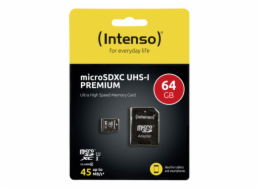Intenso microSDXC Card      64GB Class 10 UHS-I Premium