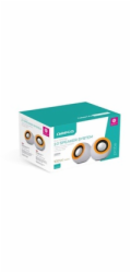 OMEGA repro Probe 2.0, 6W RMS, USB napájení, bílo-oranžové