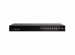 UBNT EdgeSwitch ES-16-150W [18Gbps, 150W, aktivní (802.3af/at) i pasivní (24V) PoE, 2xSFP, L2/L3]