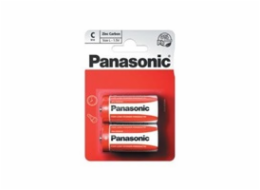 PANASONIC Zinkouhlíkové baterie Red Zinc R14RZ/2BP EU C 1,5V (Blistr 2ks)