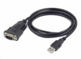 GEMBIRD Kabel adapter USB-serial 1,5m 9 pin (com), černý